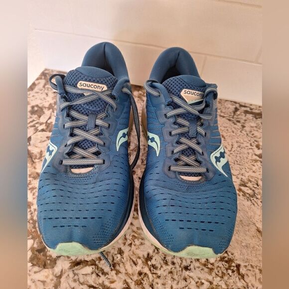 Saucony Guide  13 running blue sneakers size 10.5‎ - Picture 1 of 8